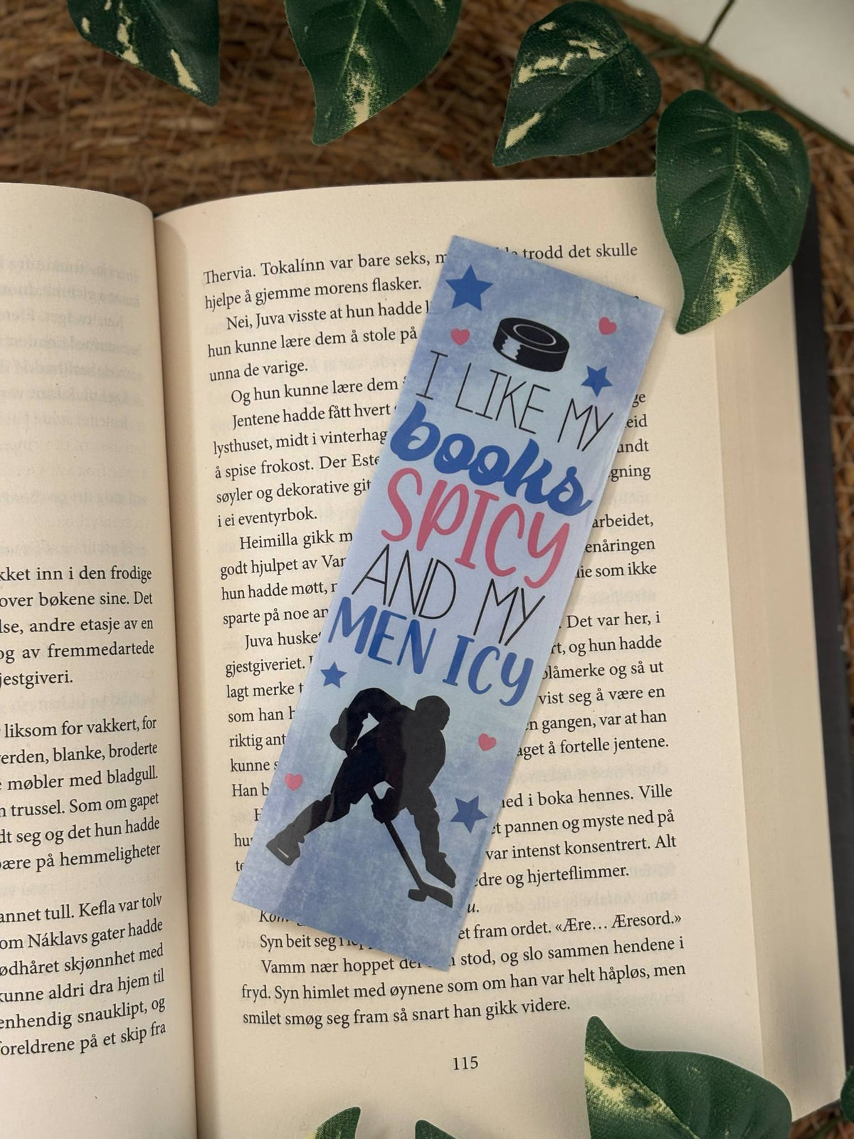 I like my books spicy and my men icy Bokmerke
