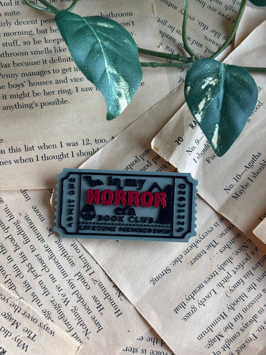 In My Horror Era Ticket Pin