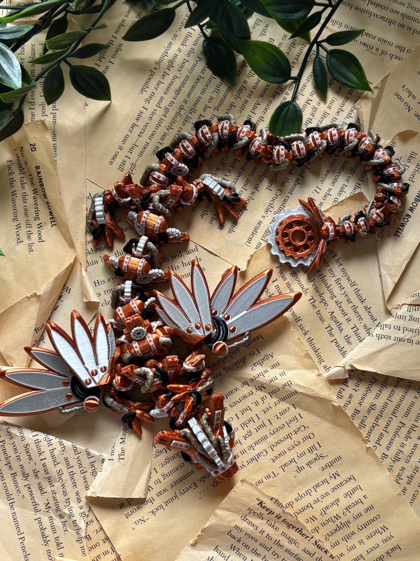 Steampunk drage  - Cute 3D Fidget Dragon