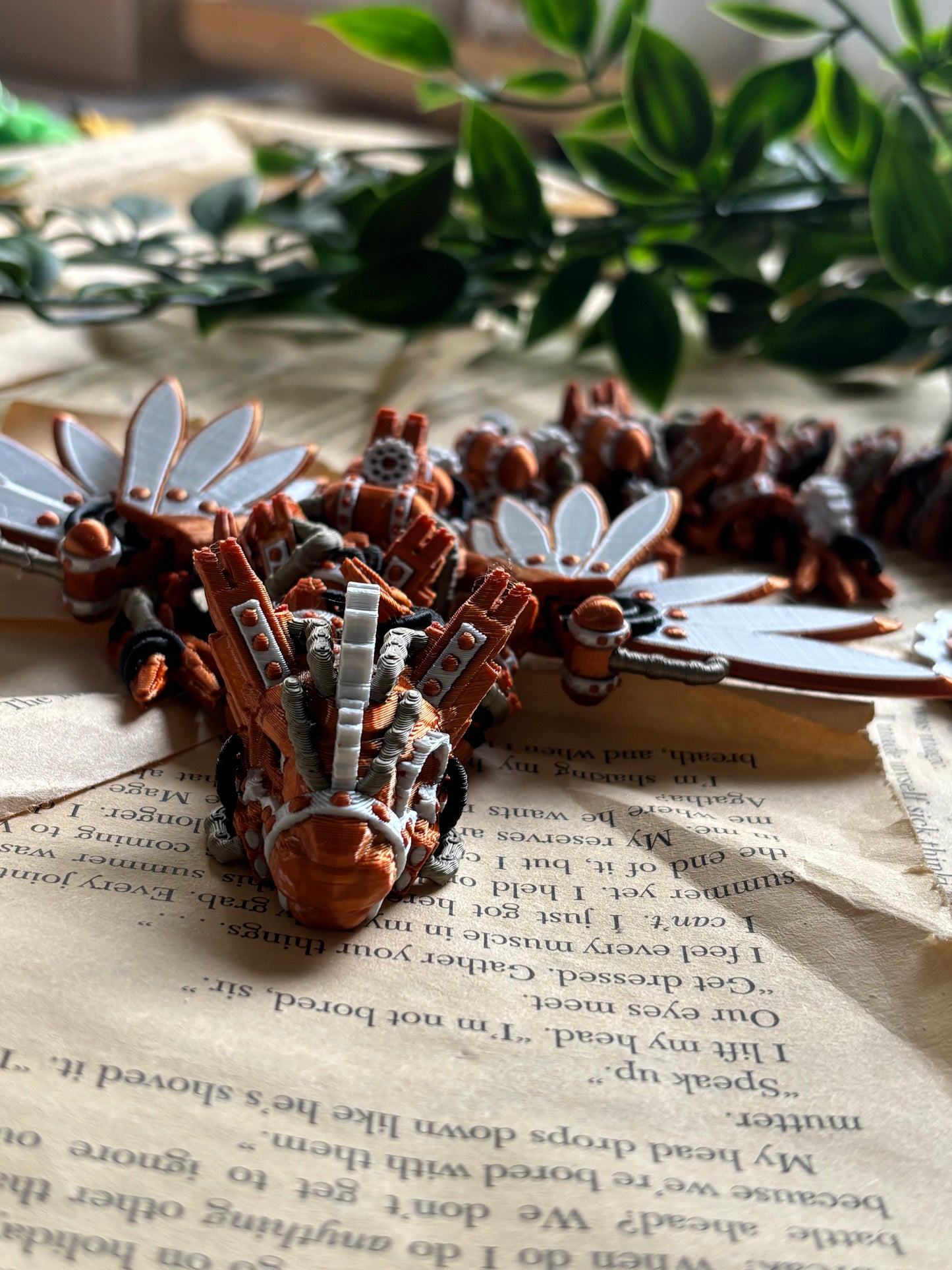 Steampunk drage  - Cute 3D Fidget Dragon