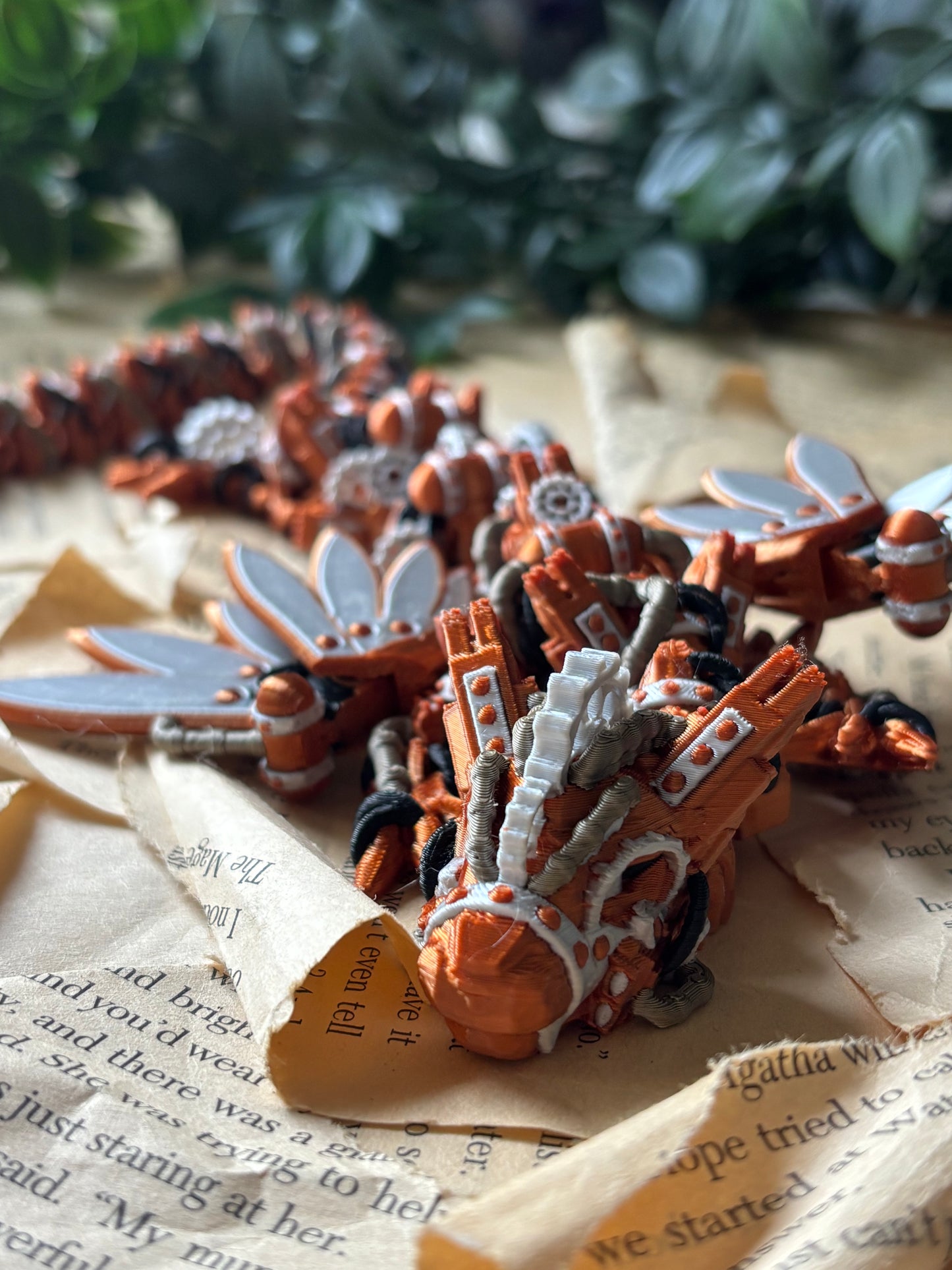 Steampunk drage  - Cute 3D Fidget Dragon