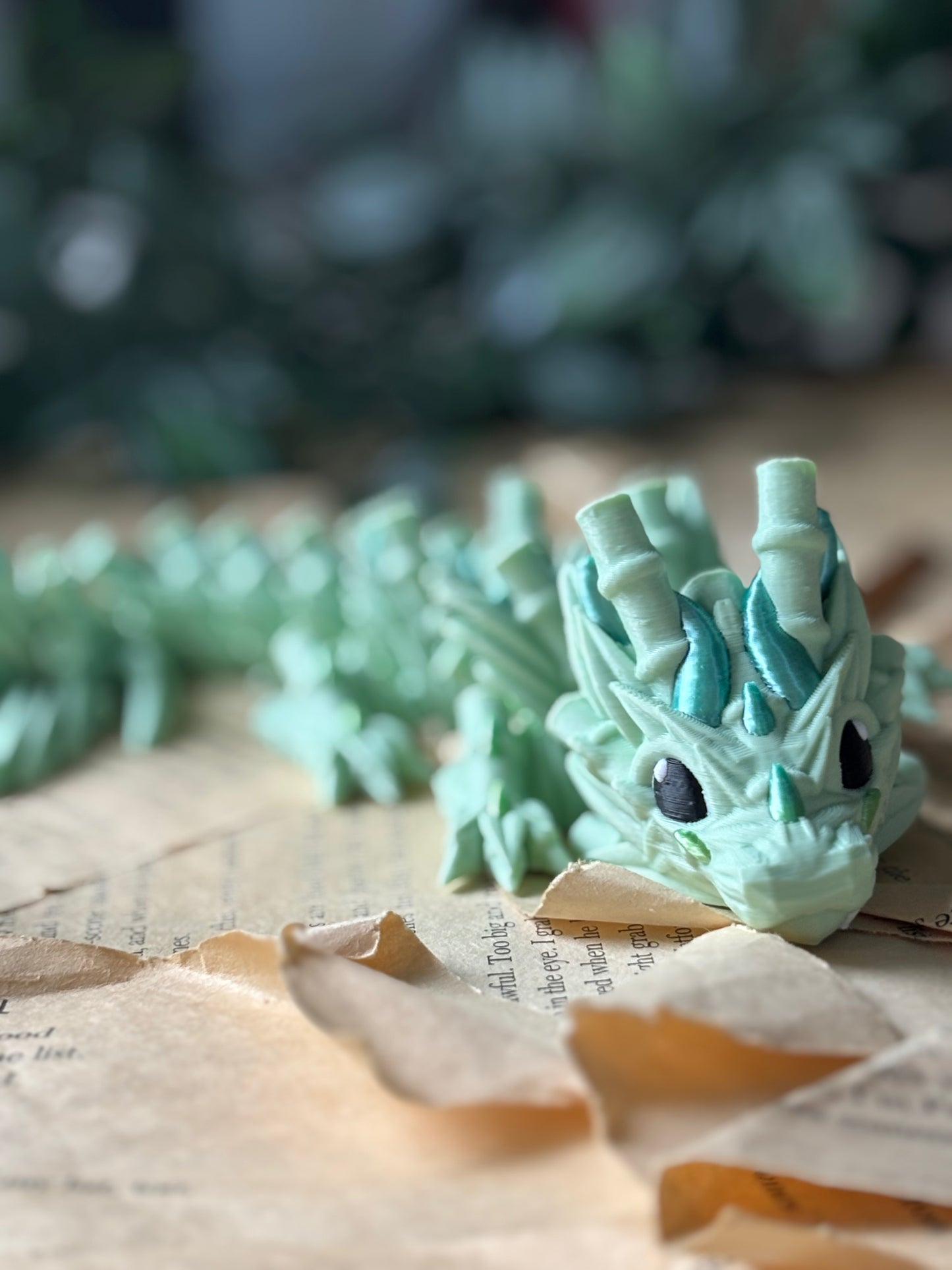 Bambus drage  - Cute 3D Fidget Dragon