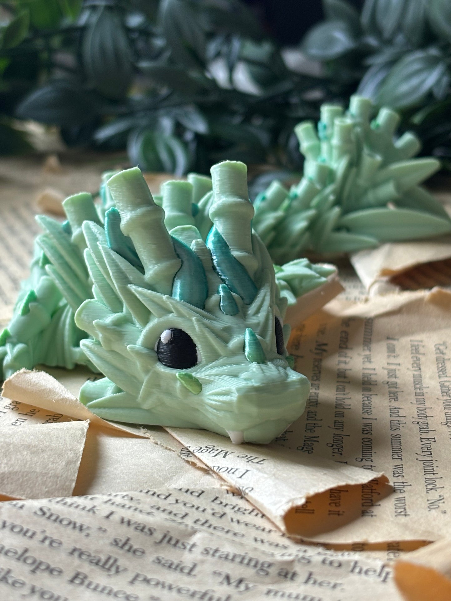 Bambus drage  - Cute 3D Fidget Dragon