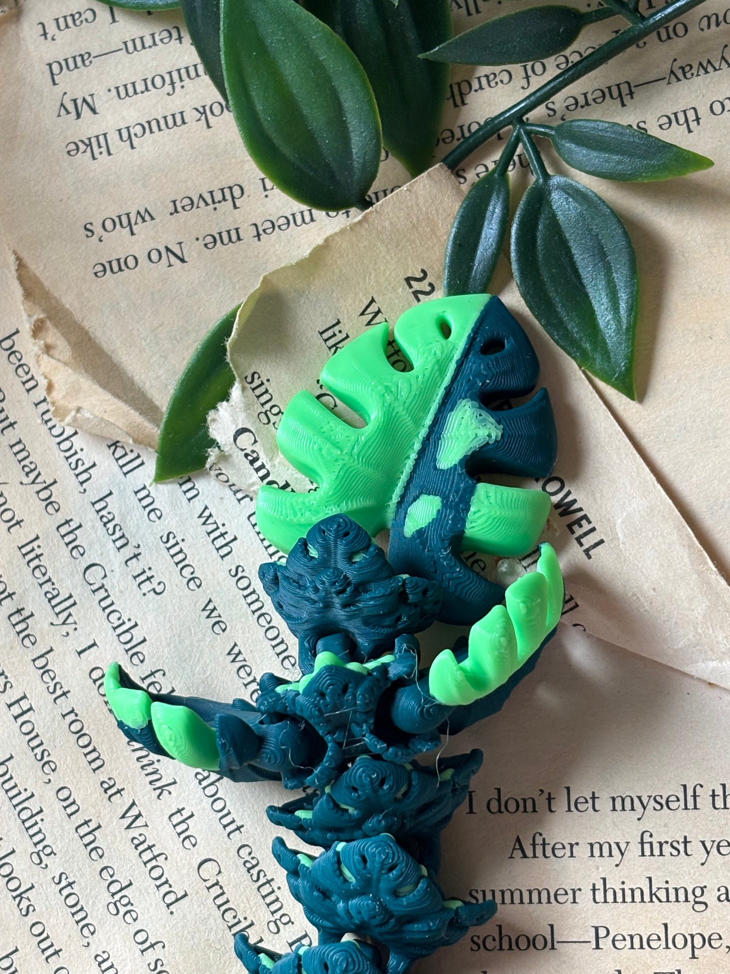 Monstera drage  - Cute 3D Fidget Dragon