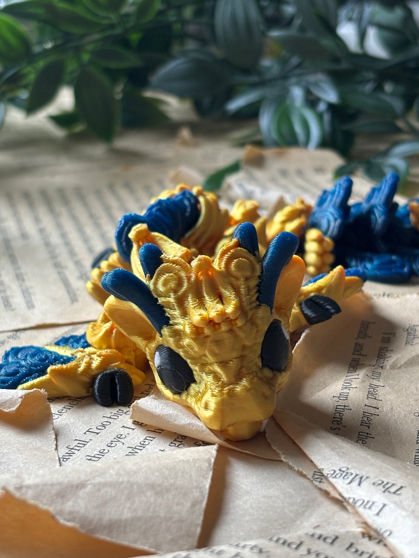 Goldy Airdragon  - Cute 3D Fidget Dragon
