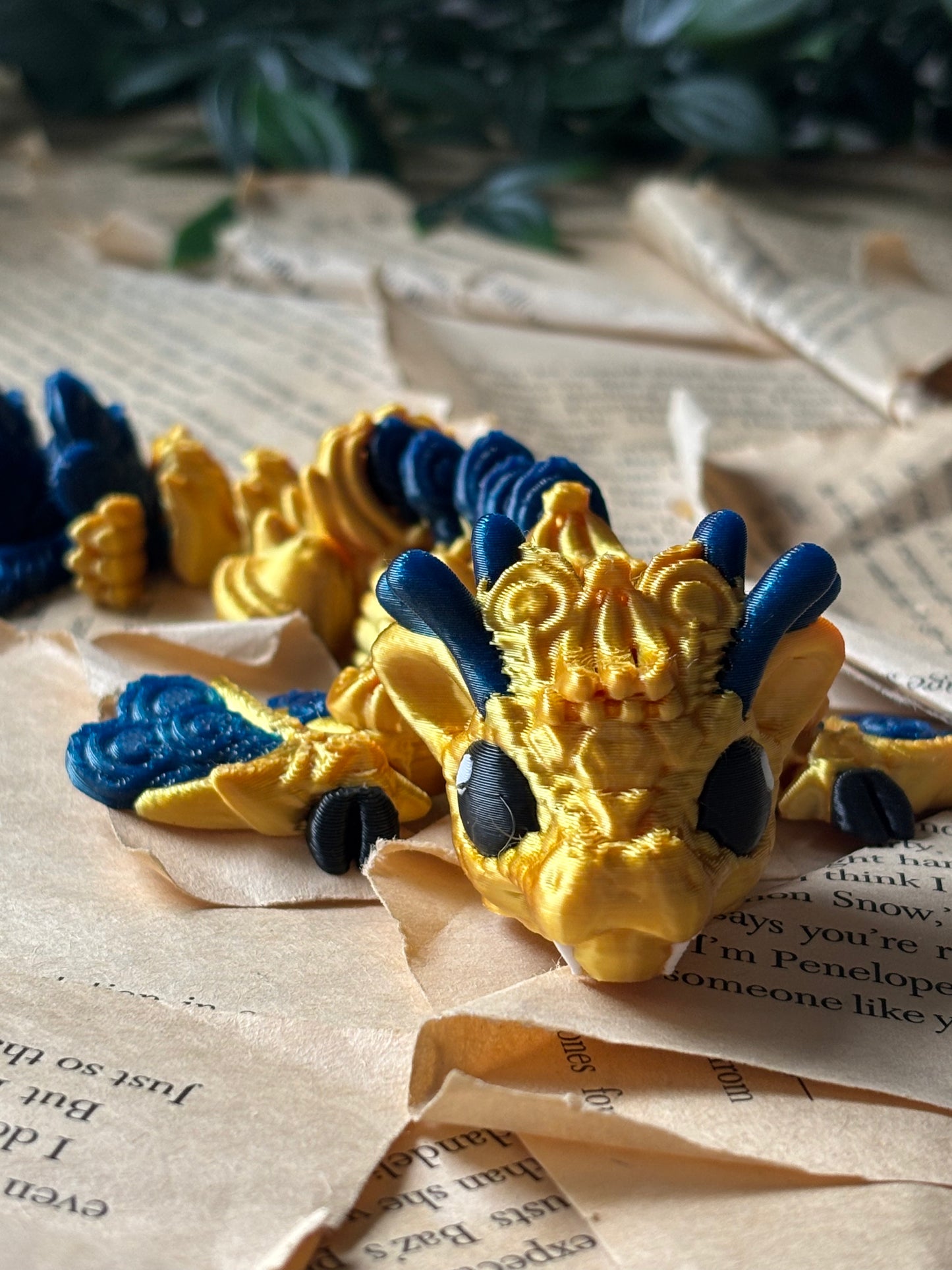 Goldy Airdragon  - Cute 3D Fidget Dragon