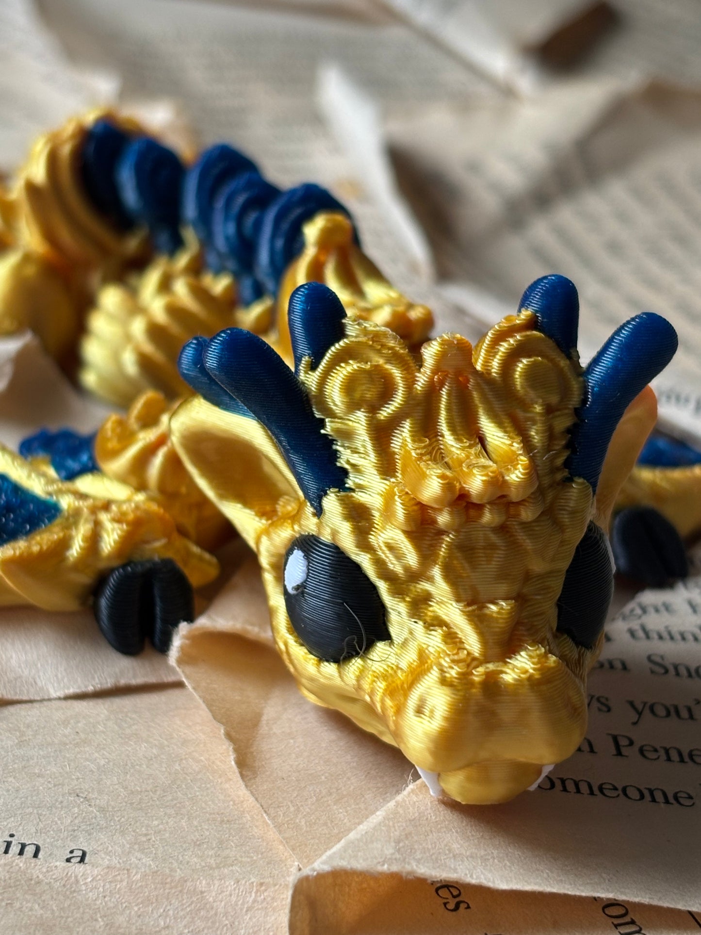 Goldy Airdragon  - Cute 3D Fidget Dragon