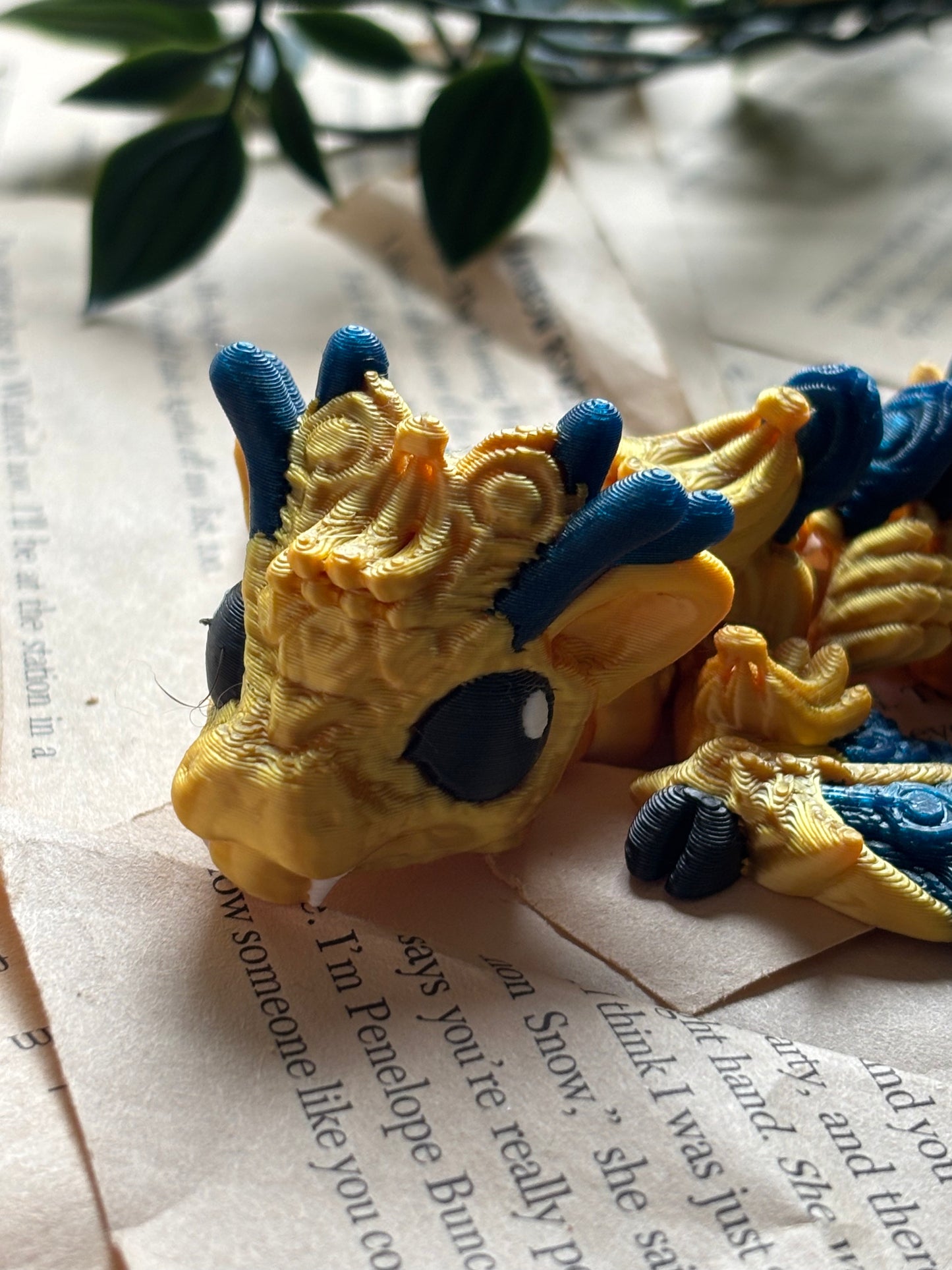 Goldy Airdragon  - Cute 3D Fidget Dragon