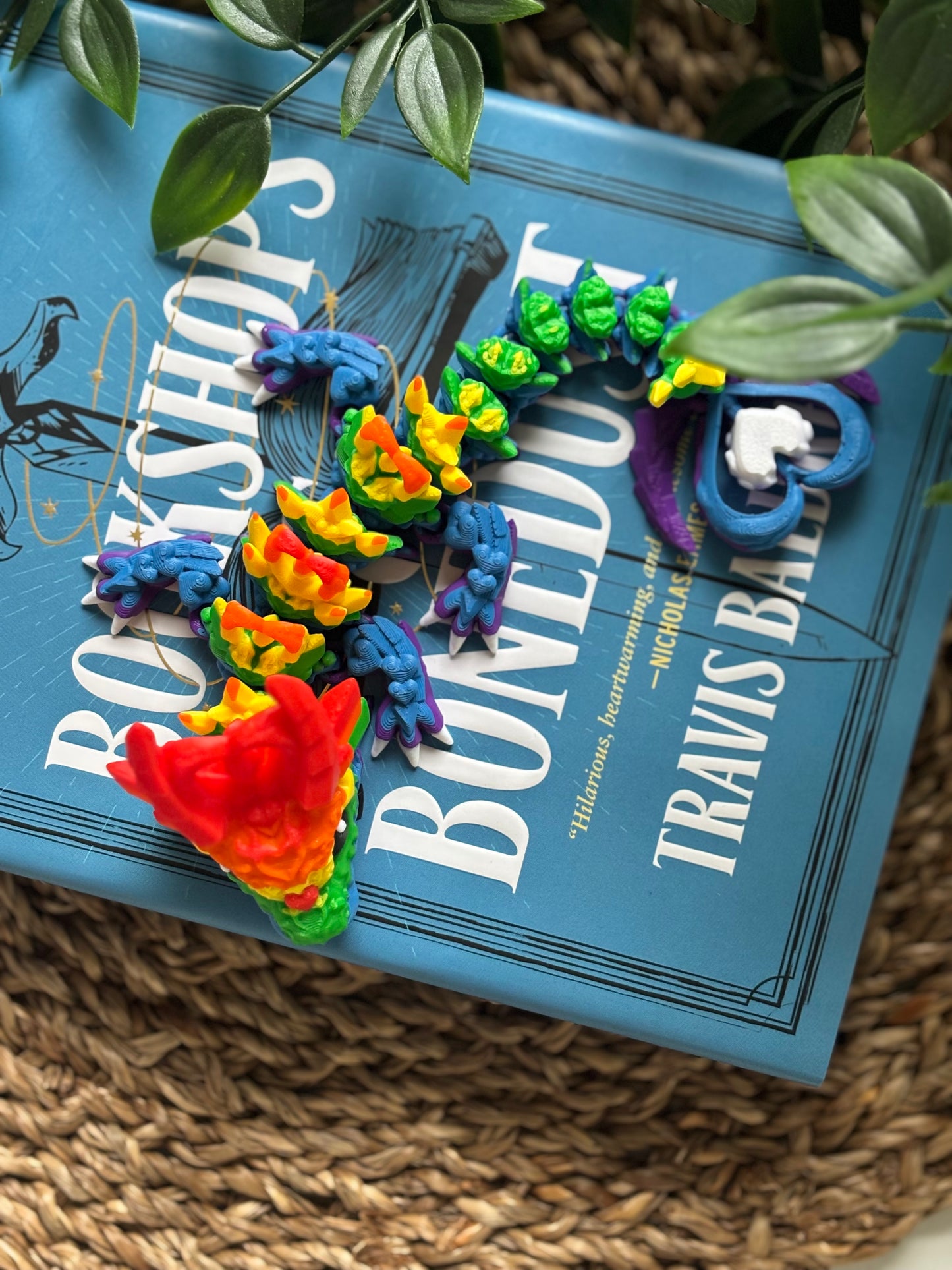 Rainbow Heart Dragon- Cute 3D Fidget Dragon