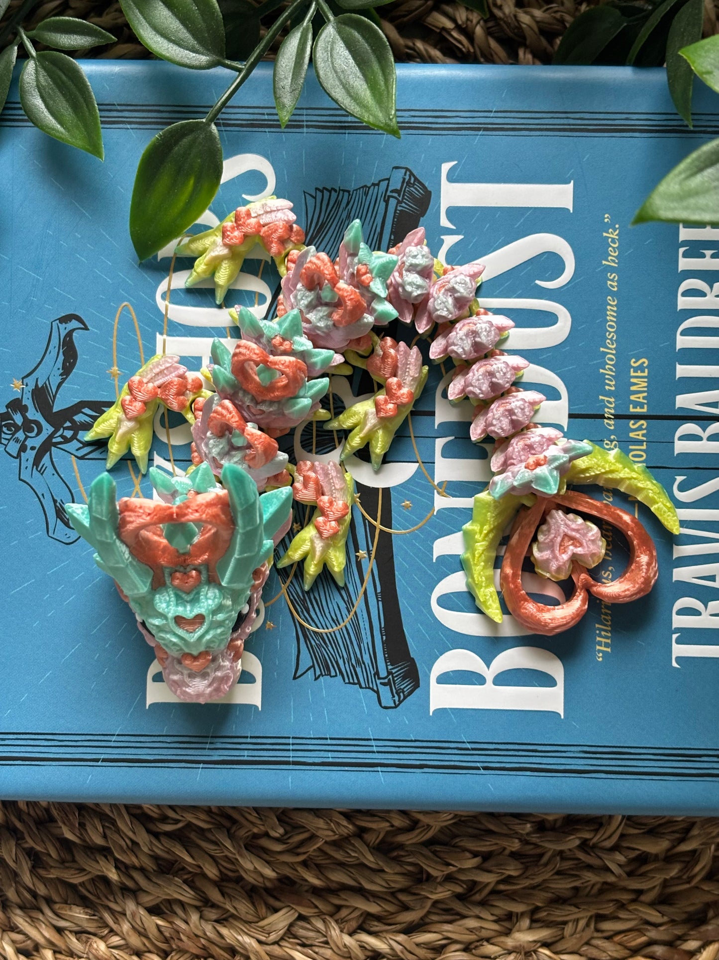 Pastell Heart Dragon- Cute 3D Fidget Dragon
