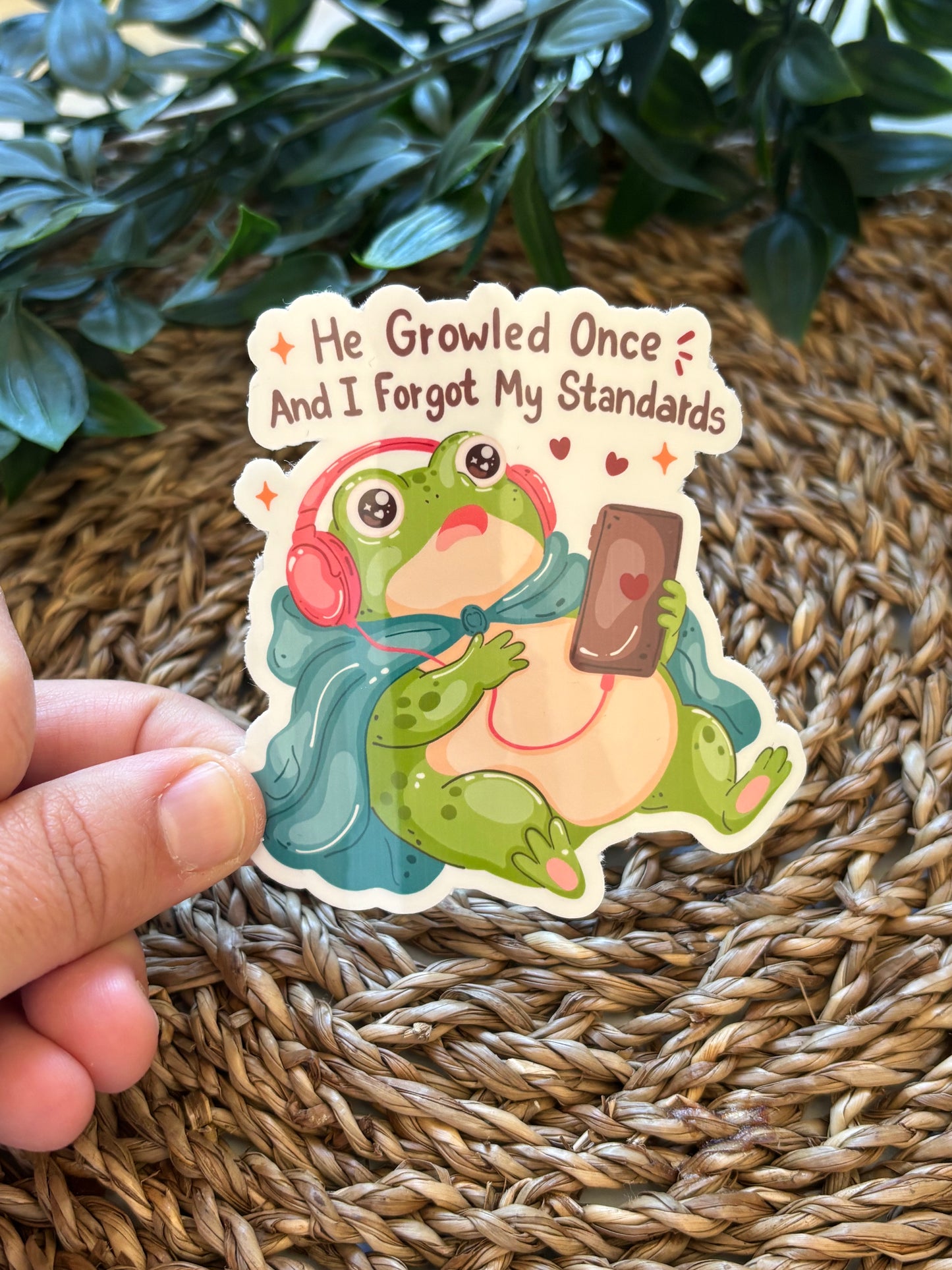 He growled once Sticker