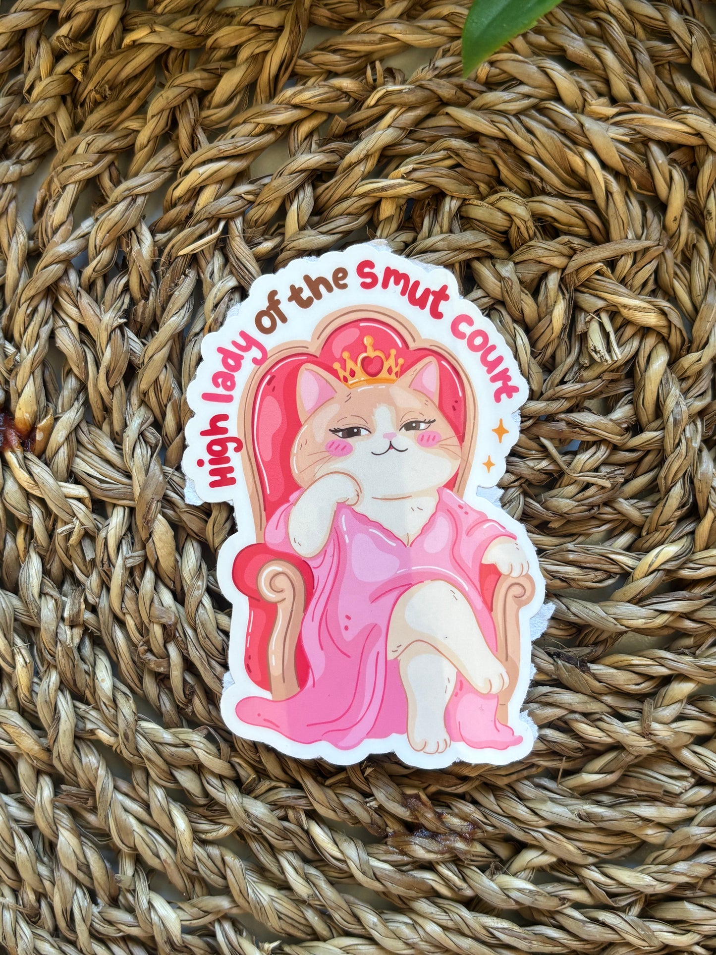High lady of the smut court Sticker