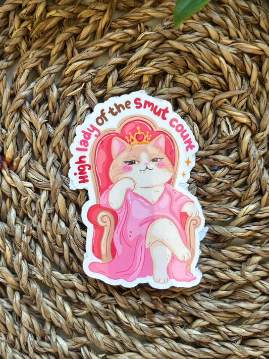 High lady of the smut court Sticker