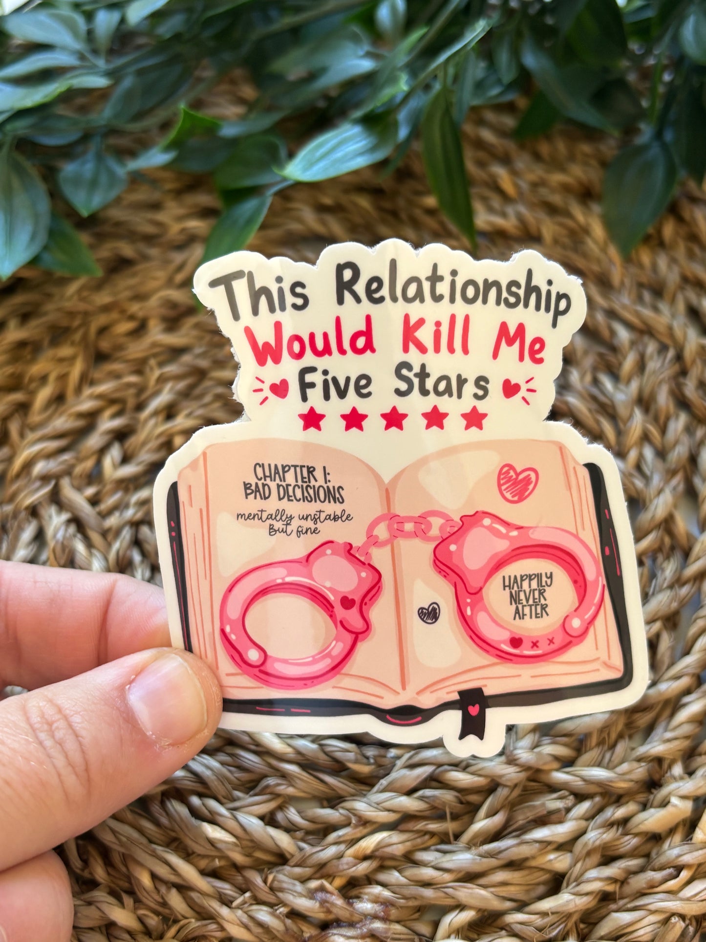This relationship would kill me Sticker