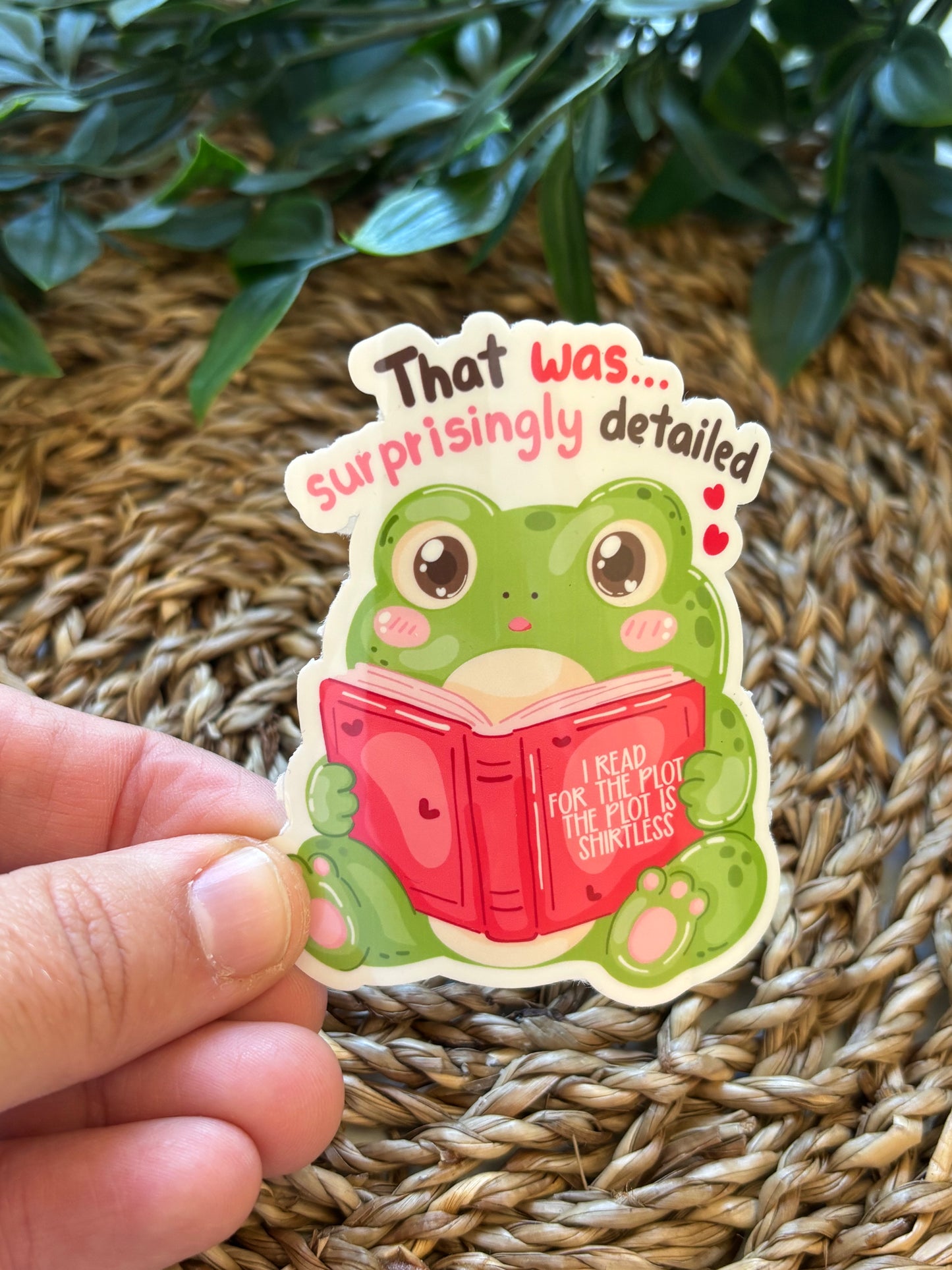 That was surprisingly detailed Sticker