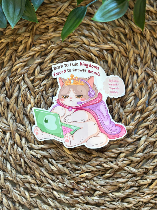 Born to rule kingdoms Sticker