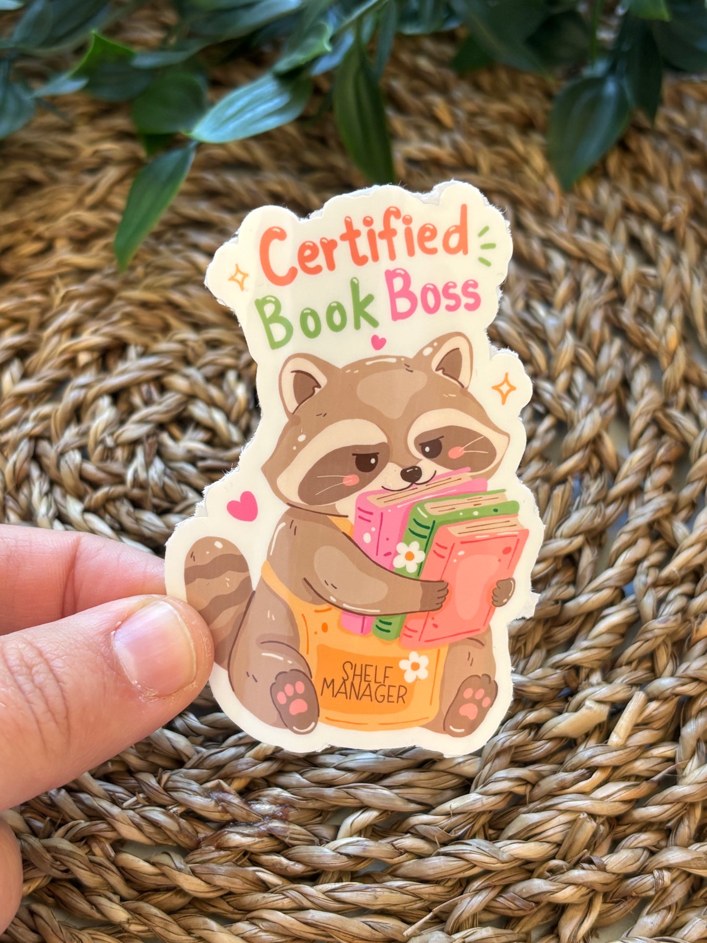 Certified Book Boss Sticker