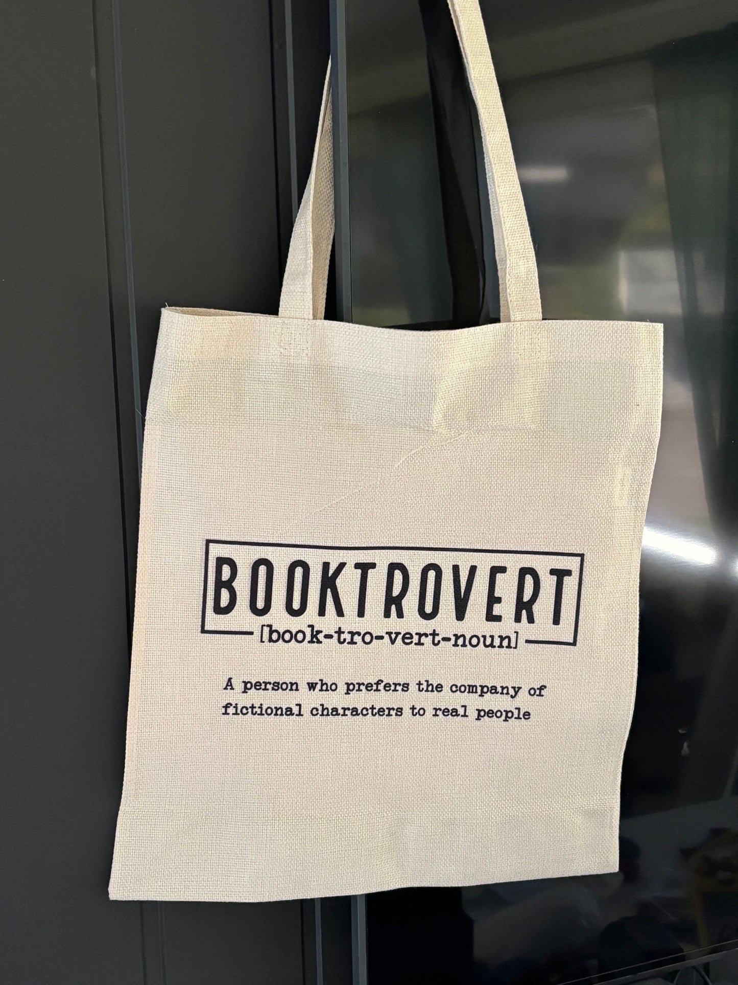 Booktrovert text Handlenett