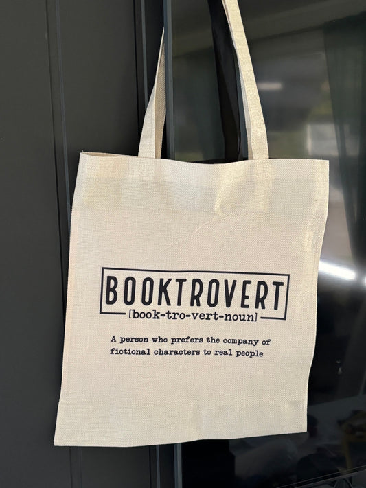 Booktrovert text Handlenett
