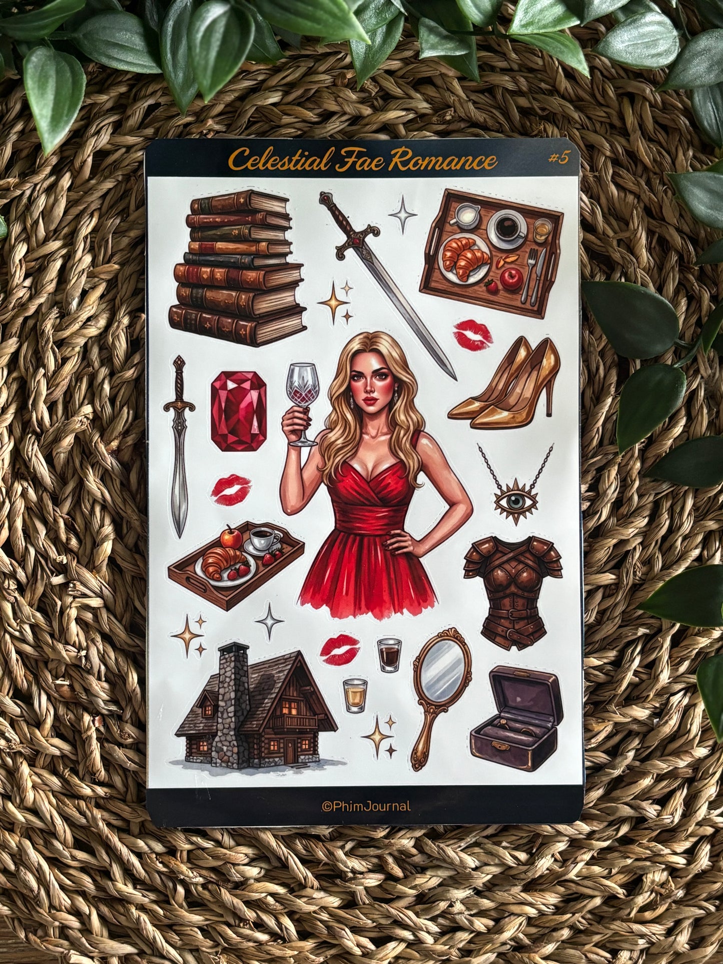 Celestial Fae Romance #5 Sticker Sheet