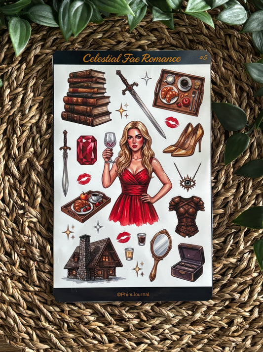 Celestial Fae Romance #5 Sticker Sheet