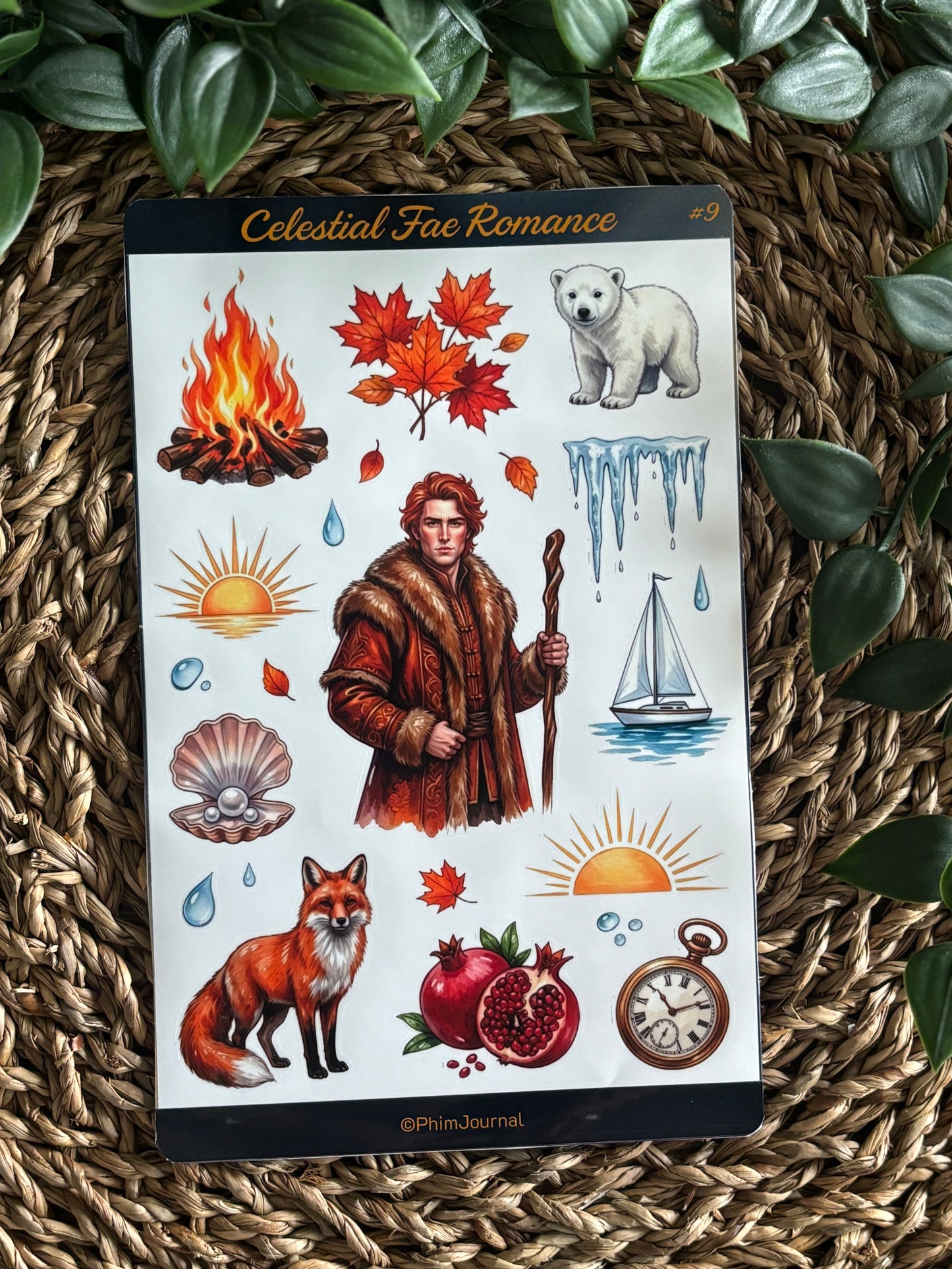 Celestial Fae Romance Bundle - 10 Sticker Sheets