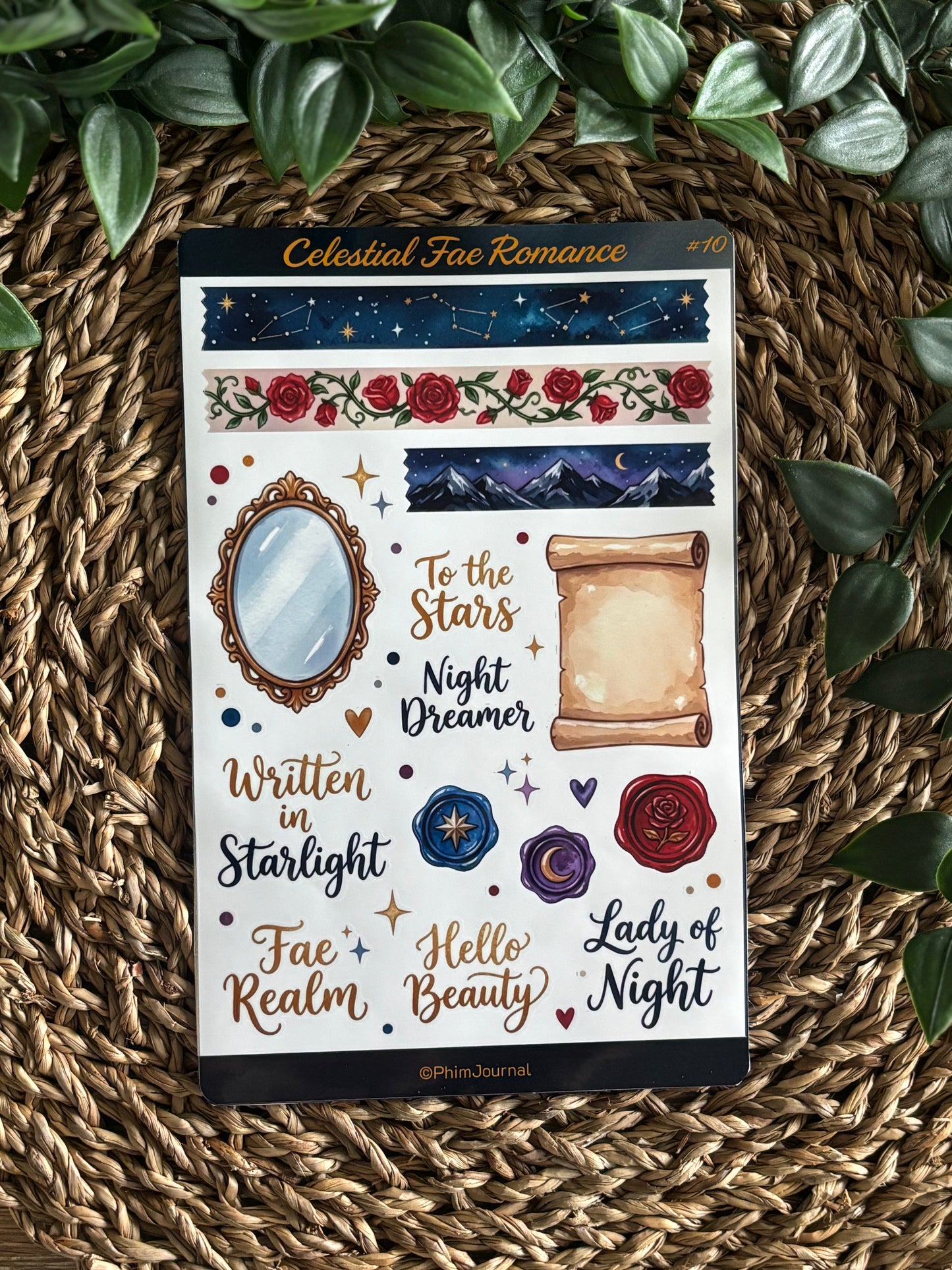 Celestial Fae Romance #10 Sticker Sheet