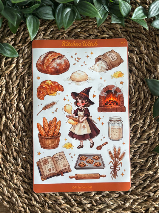 Kitchen Witch #1 Sticker Sheet