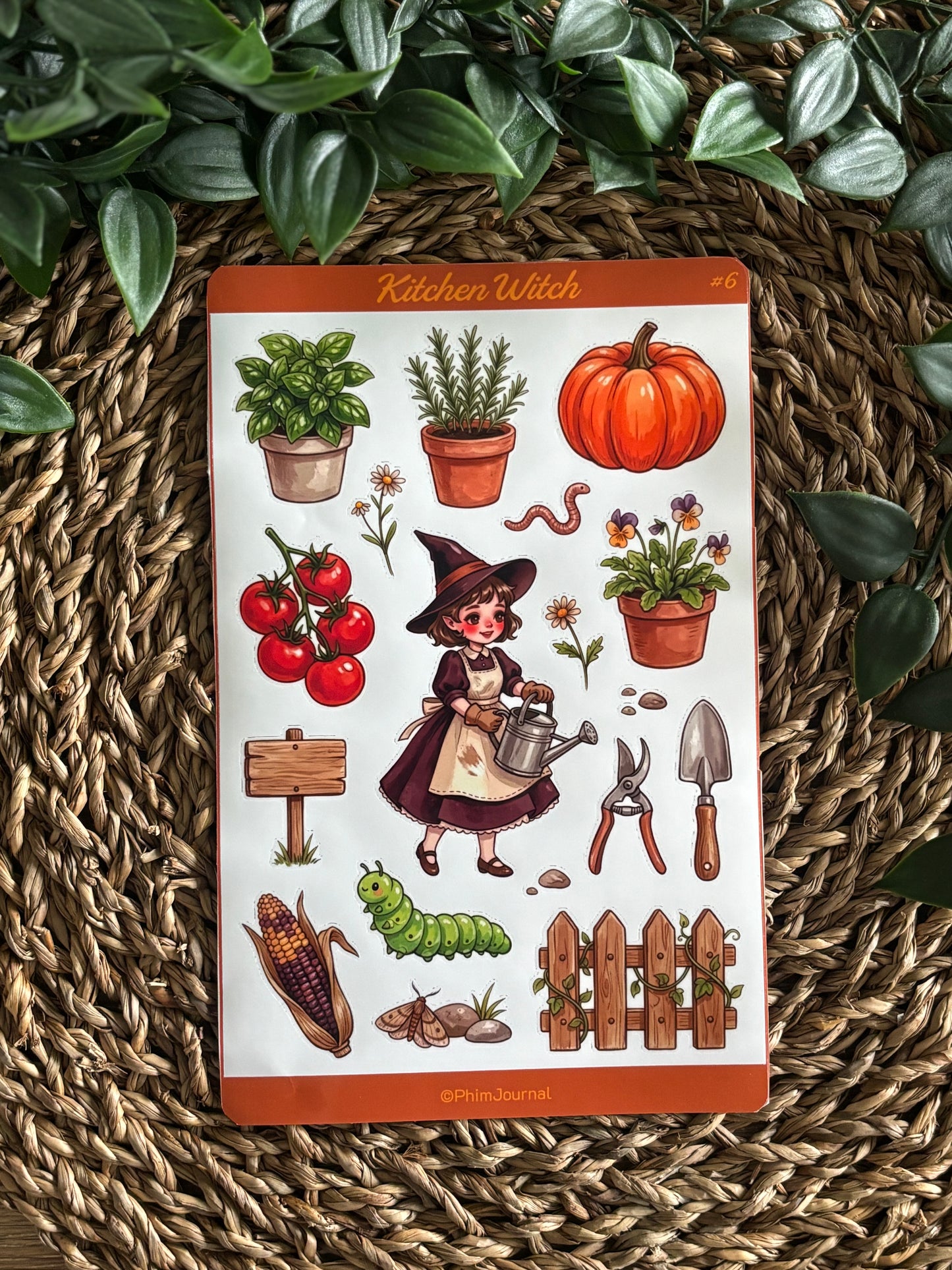 Kitchen Witch #6 Sticker Sheet