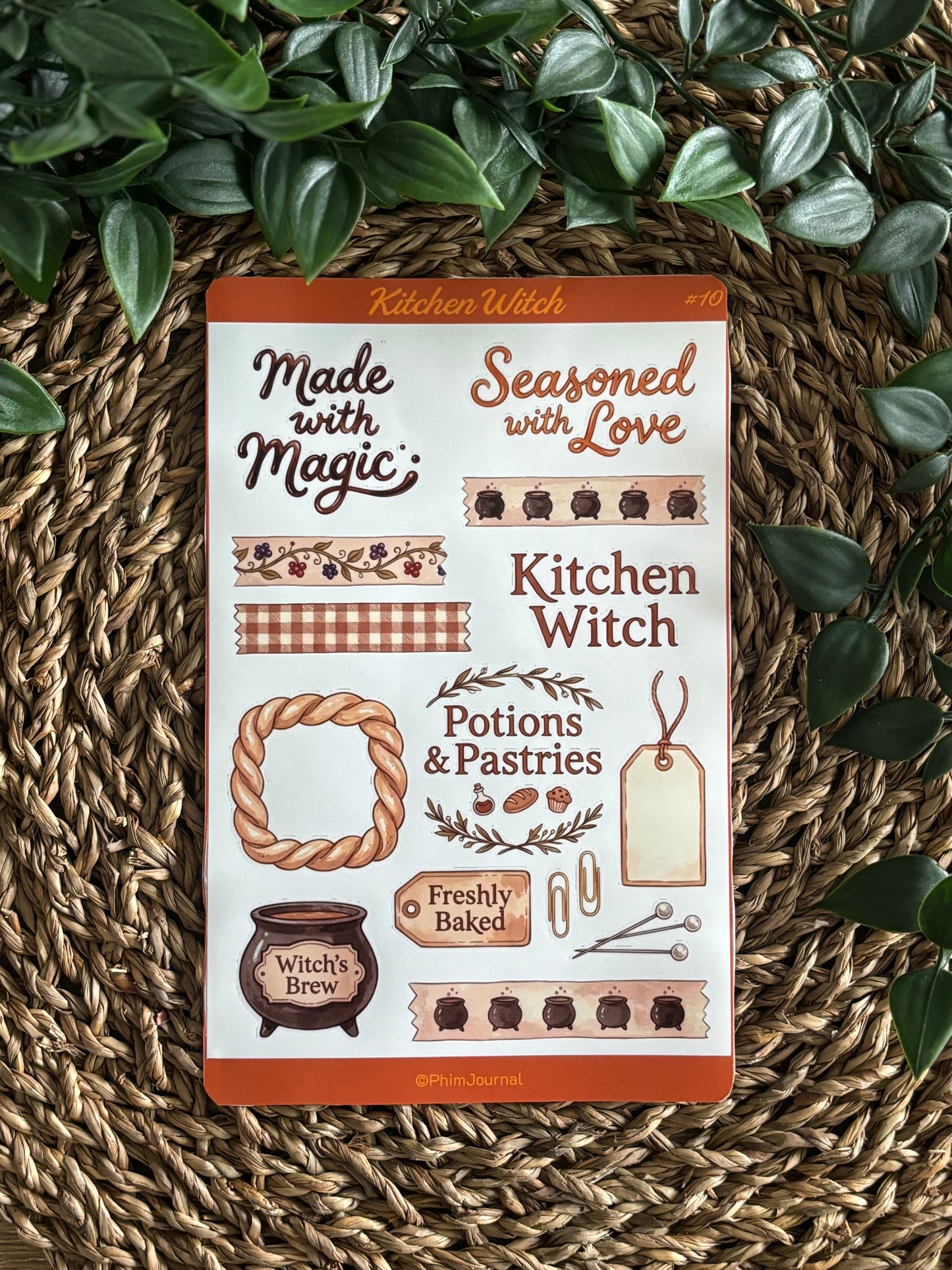 Kitchen Witch Bundle - 10 Sticker Sheets