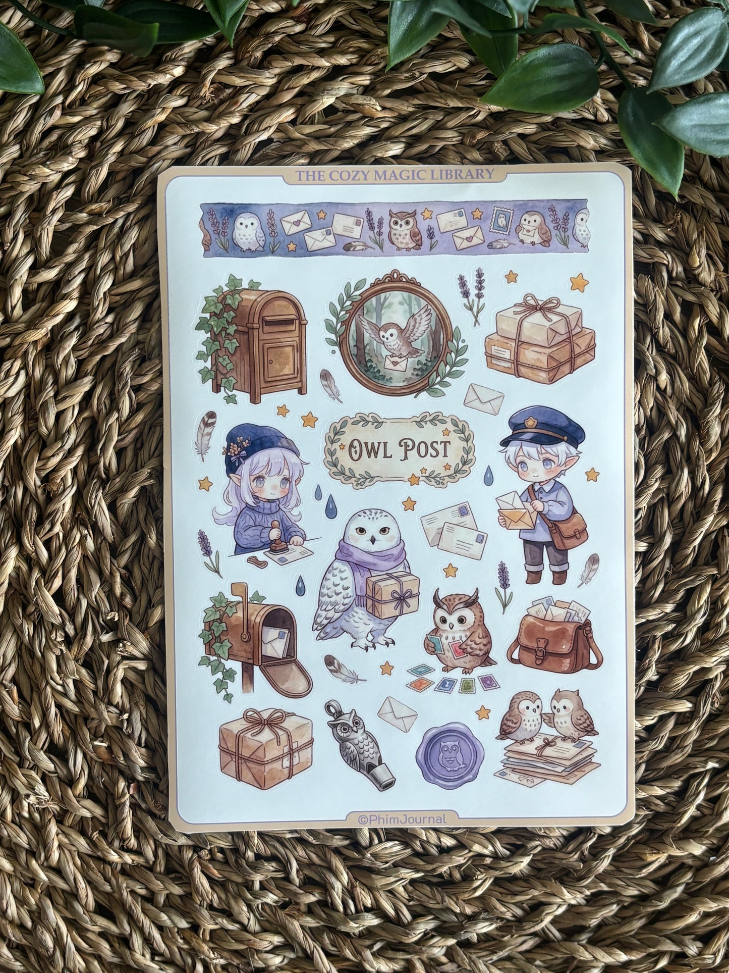The cozy Magic Library Bundle - 10 Sticker Sheets