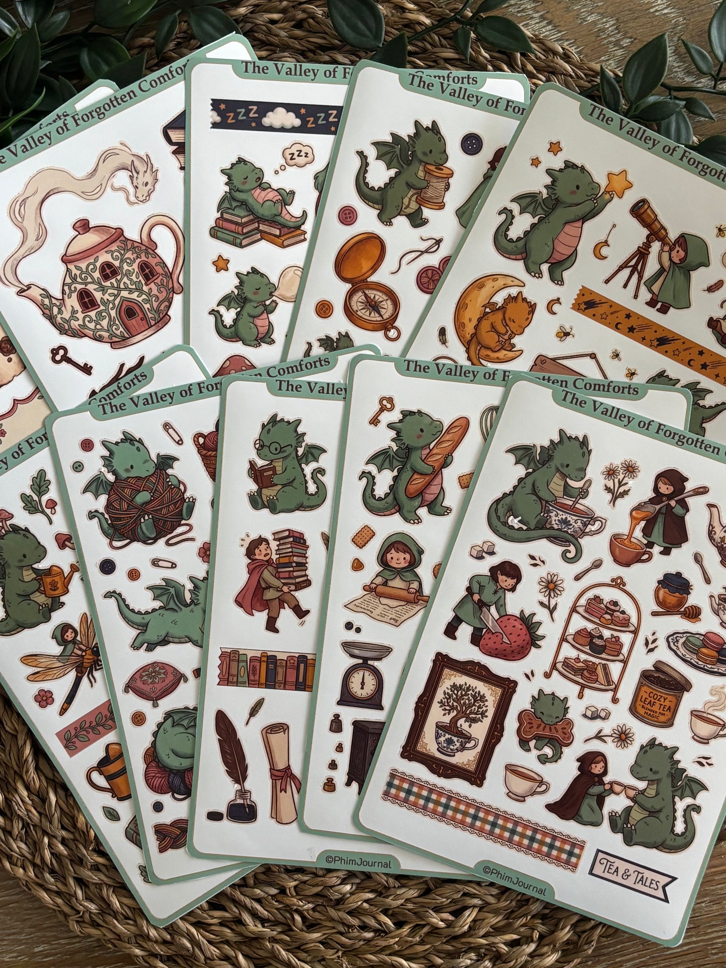 The Valley of Forgotten Comforts Bundle - 10 Sticker Sheets