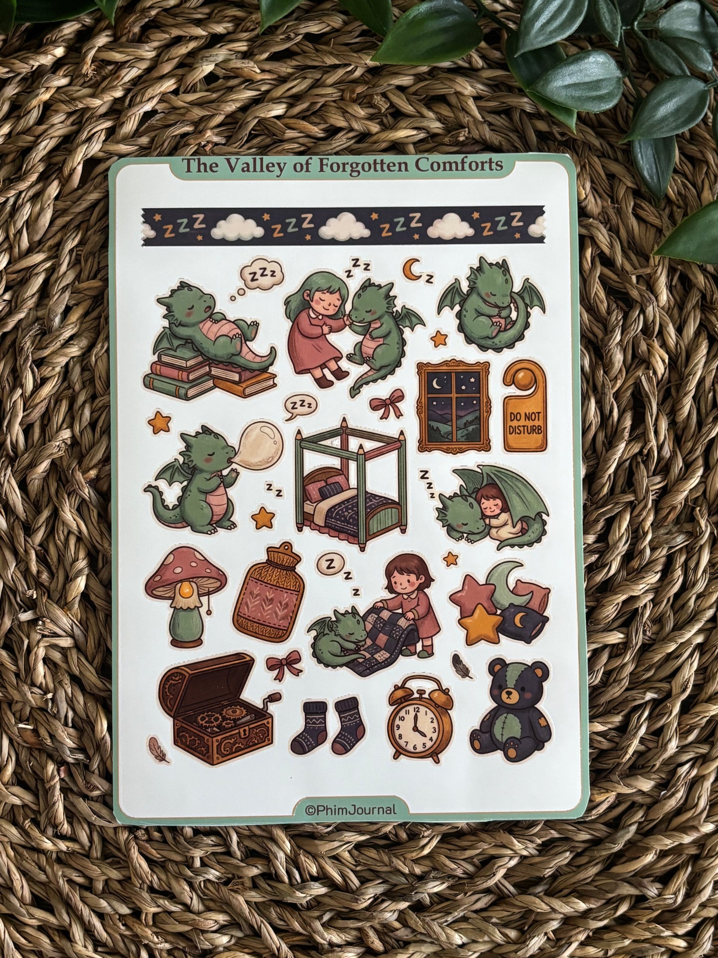 The Valley of Forgotten Comforts #8 Sticker Sheet