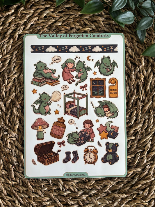 The Valley of Forgotten Comforts #8 Sticker Sheet