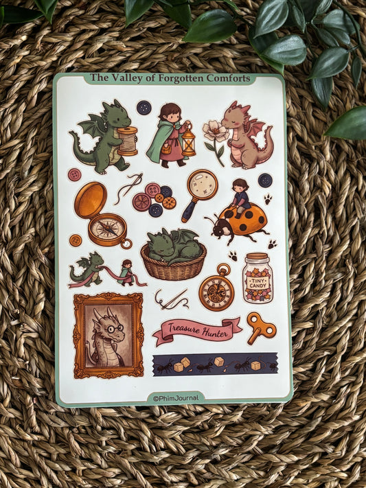 The Valley of Forgotten Comforts #7 Sticker Sheet