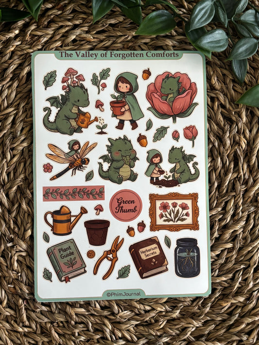 The Valley of Forgotten Comforts #5 Sticker Sheet