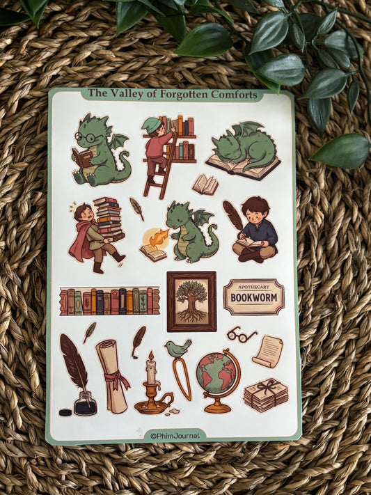 The Valley of Forgotten Comforts #3 Sticker Sheet