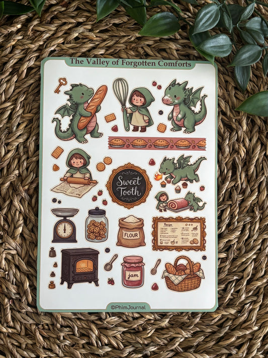 The Valley of Forgotten Comforts #2 Sticker Sheet