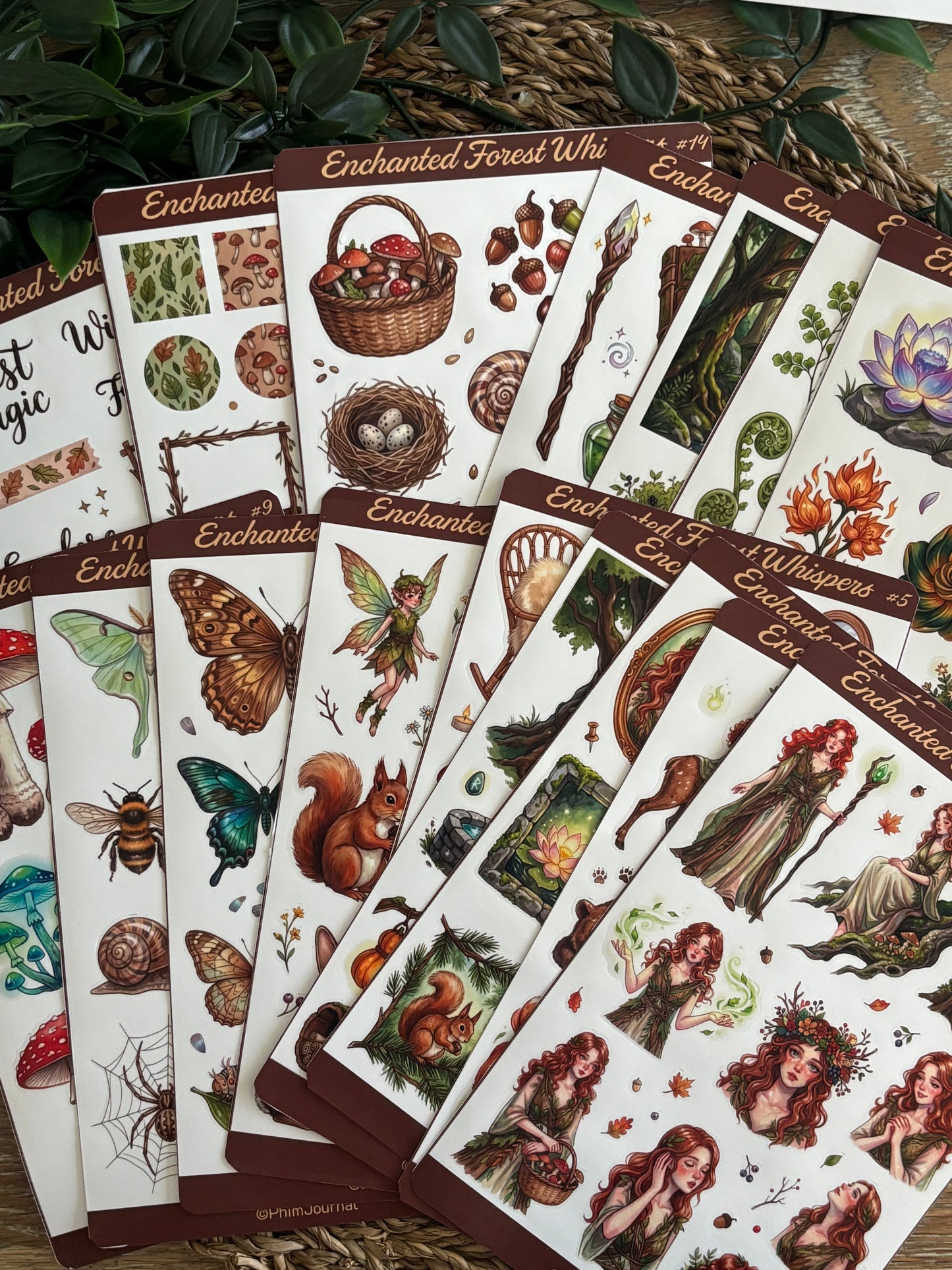 Enchanted Forest Whispers Bundle - 16 Sticker Sheets