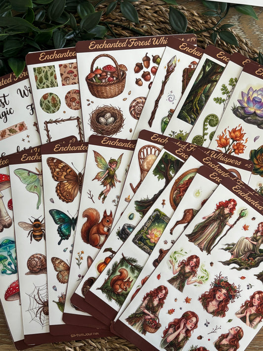 Enchanted Forest Whispers Bundle - 16 Sticker Sheets