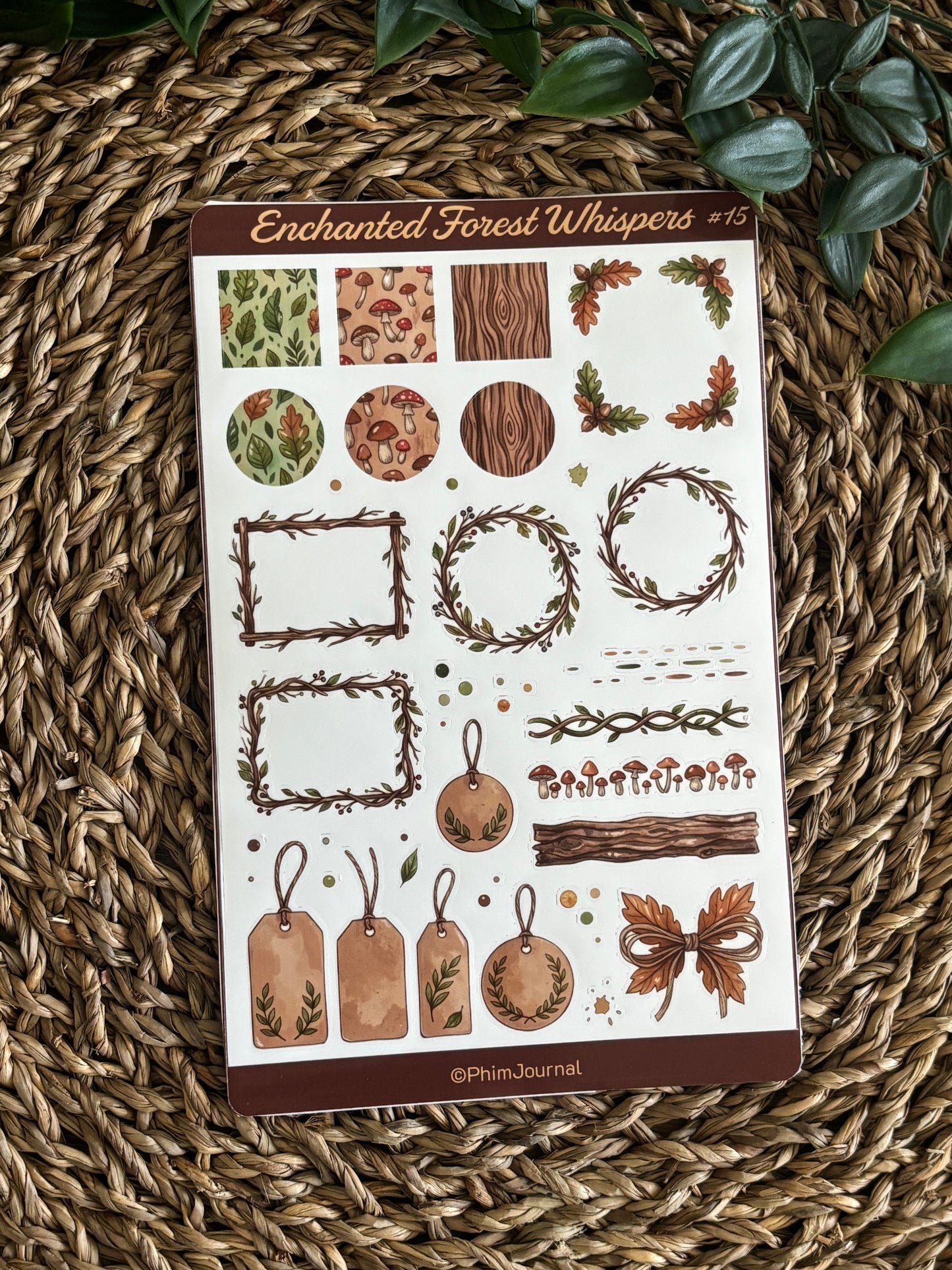 Enchanted Forest Whispers #15 Sticker Sheet