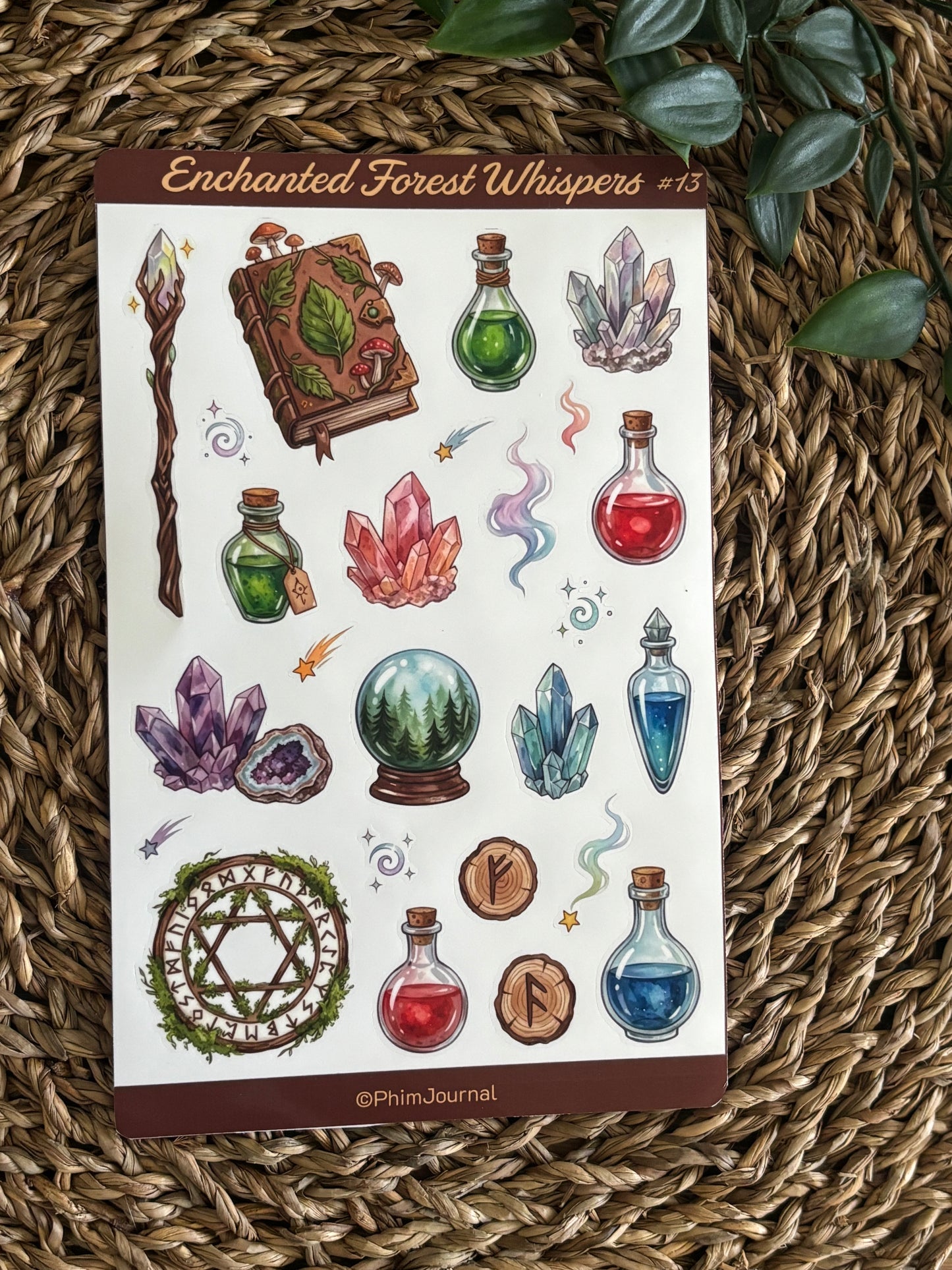 Enchanted Forest Whispers #13 Sticker Sheet
