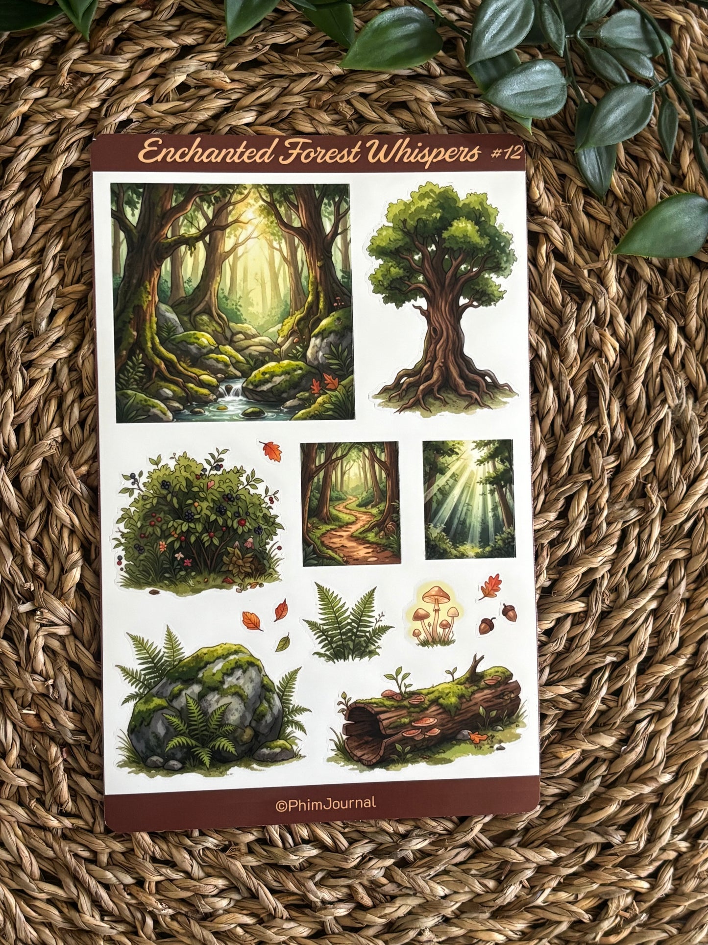 Enchanted Forest Whispers #12 Sticker Sheet