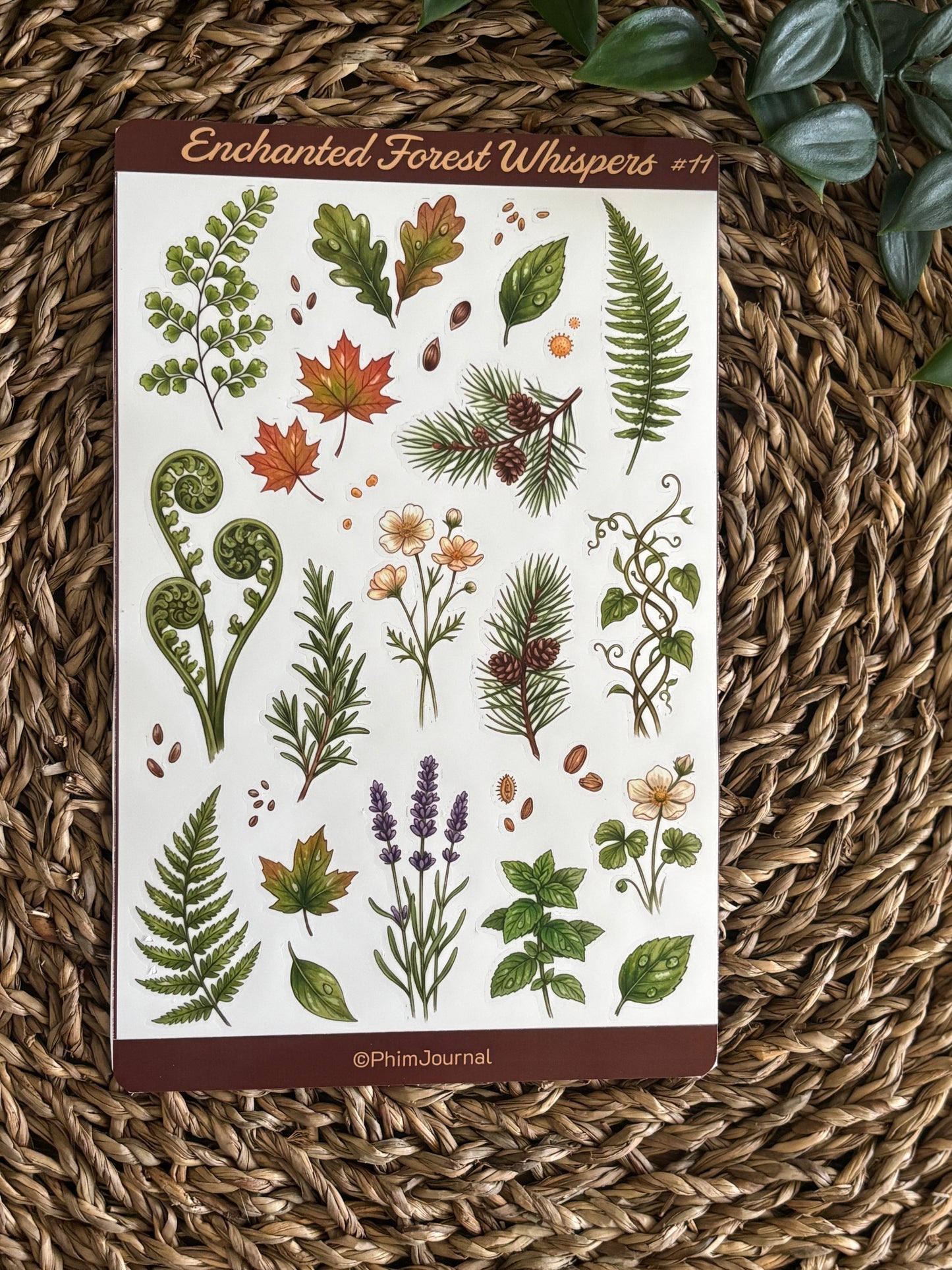 Enchanted Forest Whispers #11 Sticker Sheet
