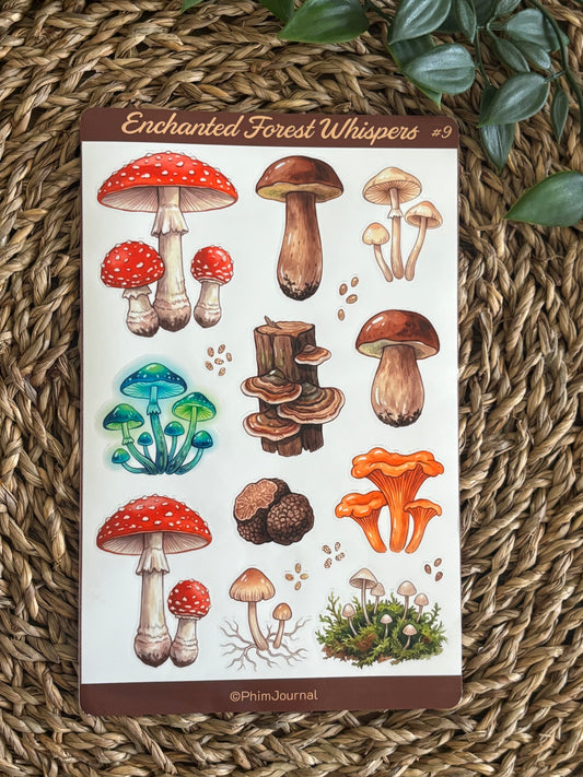 Enchanted Forest Whispers #9 Sticker Sheet