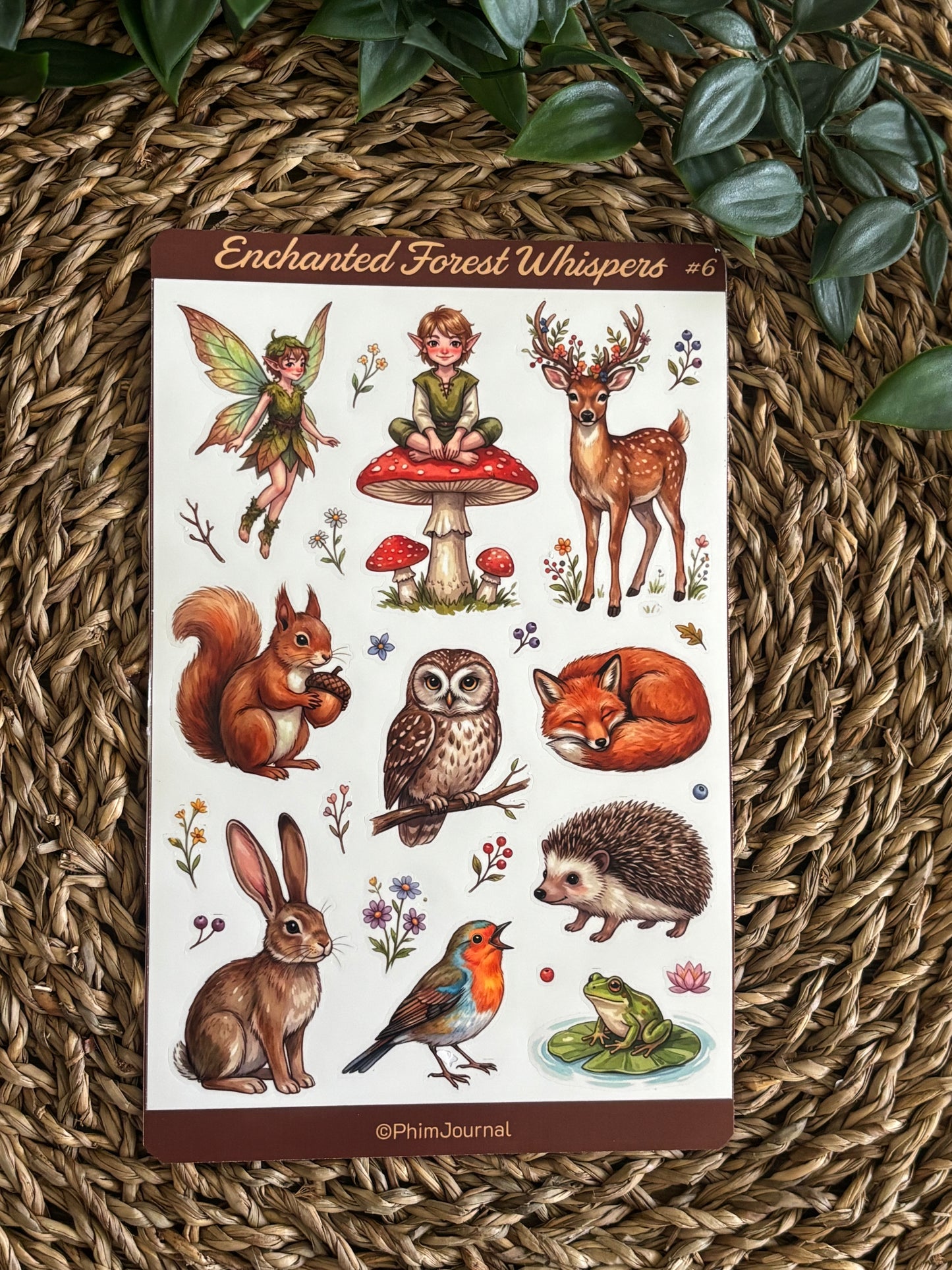 Enchanted Forest Whispers #6 Sticker Sheet