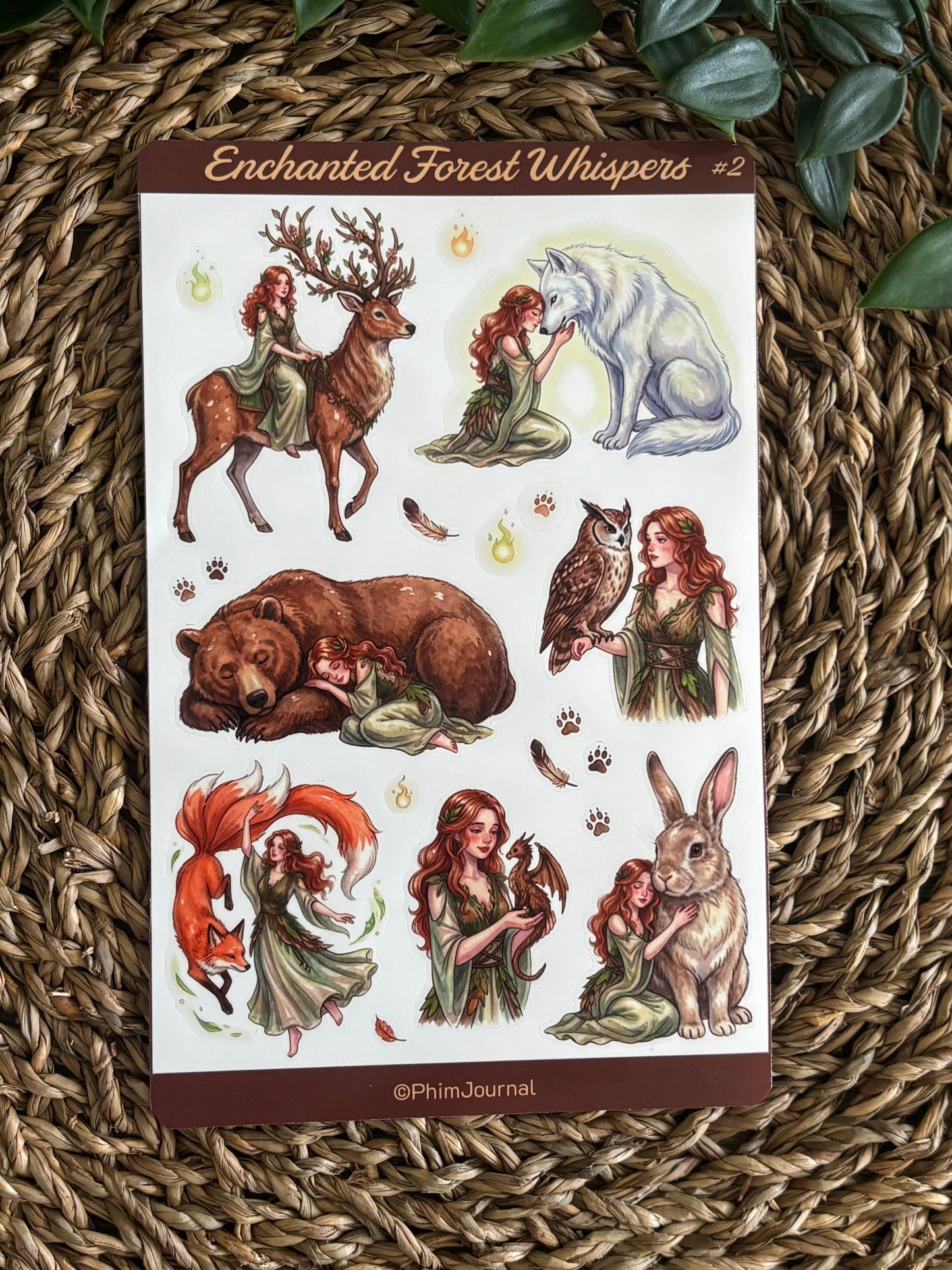 Enchanted Forest Whispers #2 Sticker Sheet