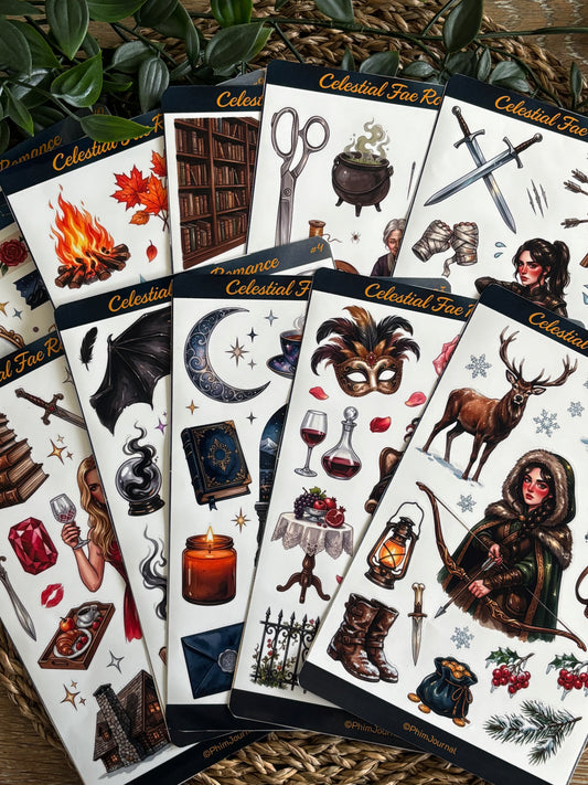 Celestial Fae Romance Bundle - 10 Sticker Sheets