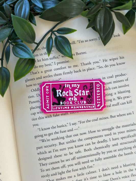 In my rockstar era Ticket Pin