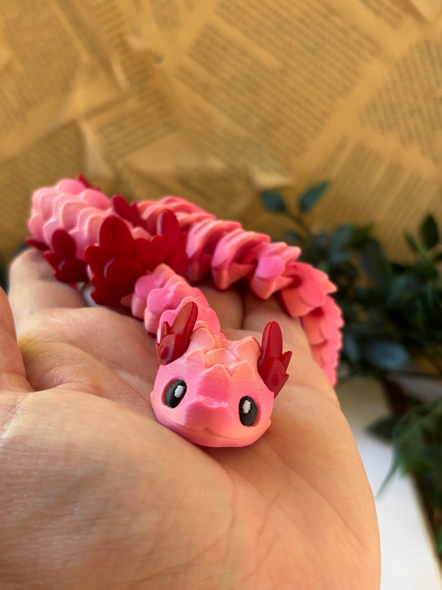 Cupid Snake - Cute 3D Fidget Snake-Dragon